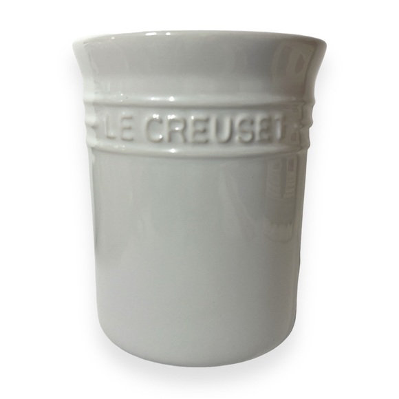 Le Creuset Other - Le Creuset White Utensil Crock Craft Series 6” H